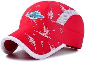 img 2 attached to Stay Sun-Safe with Home Prefer Kids Lightweight Quick Drying Sun Hat! Airy Mesh UV Protection Caps for Superior Comfort