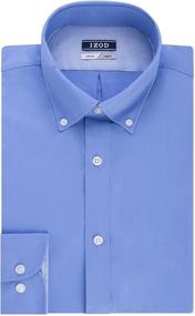 img 4 attached to 👔 IZOD Button Collar 15 5 35 Shirt: Stylish Men's Clothing for Every Occasion