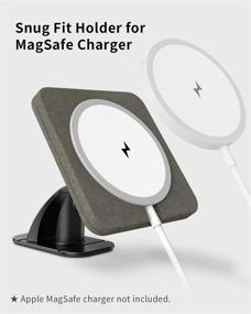 img 3 attached to 🚗 SUPERONE – Mag Safe Car Mount for iPhone 12/13 | Designed for Apple Official Mag Safe Wireless Charger | Compatible with iPhone 13/13 Pro/13 Pro Max/13 Mini/12/12 Pro/12 Pro Max/12 Mini