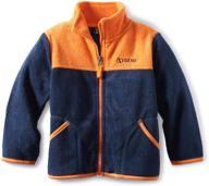 ixtreme little boys' color block polar fleece jacket logo