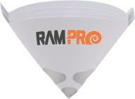 🔍 premium grade disposable ram-pro 50 paper strainer with 190 micron nylon mesh funnel, filter tip cone shaped - ideal for automotive, spray guns, arts & crafts, hobby & painting projects логотип