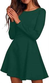 img 3 attached to 💃 Jusfitsu Women's Sleeve Casual Dresses: Stylish Women's Clothing Collection
