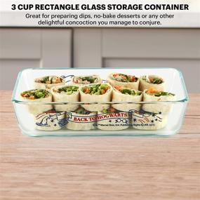 img 1 attached to 🧙 Magical Pyrex Harry Potter Decorated Glass Food Storage 8-pc Set, Perfect for Fans