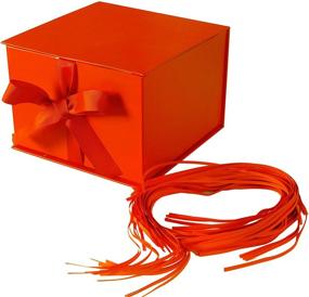 img 2 attached to 🎁 Versatile Red Gift Boxes - Perfect for Christmas, Weddings, Engagements, Graduations, Xmas Holiday, and Valentines Day Gift Wrapping!