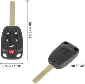 img 3 attached to 🔑 Keyless Entry Remote Car Flip Key Fob for Honda Odyssey 2011-2014 – X AUTOHAUX N5F-A04TAA, 313.8Mhz Replacement