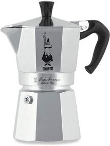 img 4 attached to Bialetti Moka Express Export Espresso Maker, Silver, 4 Cup Capacity - Improve your SEO