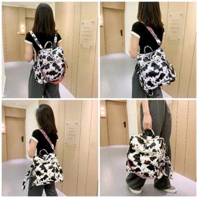 img 3 attached to 🎒 Versatile and Trendy Backpack Multipurpose Handbags for Women - Fashion-forward Handbags, Wallets, and Shoulder Backpacks!