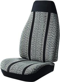 img 2 attached to High-Quality Fia TR42-38 BLACK Custom Fit Rear Seat Cover - Saddle Blanket, Black