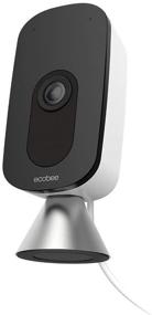img 4 attached to ecobee SmartCamera – Indoor WiFi Security Camera, Baby &amp; Pet Monitor, Smart Home Security System, 1080p HD 180 Degree Field of View, Night Vision, Two-Way Audio, Compatible with Apple HomeKit, Built-in Alexa