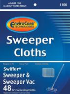 🧹 48 pack of envirocare sweeper cloth replacements compatible with swiffer sweepers and sweeper vacs logo
