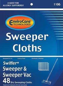 img 2 attached to 🧹 48 Pack of EnviroCare Sweeper Cloth Replacements Compatible with Swiffer Sweepers and Sweeper Vacs