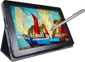 img 4 attached to 🎨 Simbans PicassoTab 10 Inch Drawing Tablet and Stylus Pen - 4GB RAM, 64GB Storage, Android 10 - Ideal Gift for Novice Graphic Artists - Boy, Girl - HDMI, USB, GPS, Bluetooth, WiFi - PCX (Includes 4 Bonus Items)