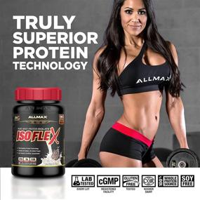 img 3 attached to 🥜 Allmax Nutrition ISOFLEX Chocolate Peanut Butter Whey Protein Powder - 2lb, 27g Protein, Whey Protein Isolate