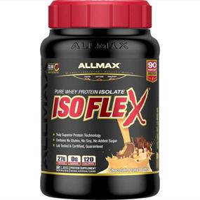 img 4 attached to 🥜 Allmax Nutrition ISOFLEX Chocolate Peanut Butter Whey Protein Powder - 2lb, 27g Protein, Whey Protein Isolate