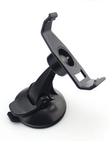 img 3 attached to EKIND Car Windscreen Windshield Suction Cup Mount Holder Cradle Compatible For Garmin GPS Nuvi 2XX Series(200 200W 205 205W 250 250W 255 255W 260 260W 265T 265WT 270 275T 465T) Black