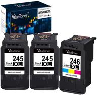 🖨️ valuetoner remanufactured ink cartridge replacement for canon pg-245xl cl-246xl pg-243 cl-244, compatible with pixma mx492 mx490 mg2420 mg2520 mg2522 mg2920 mg2922 mg3022 mg3029 (3-pack) logo