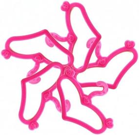 img 1 attached to 👗 TING Plastic Hangers: Convenient and Stylish Clothes Accessories