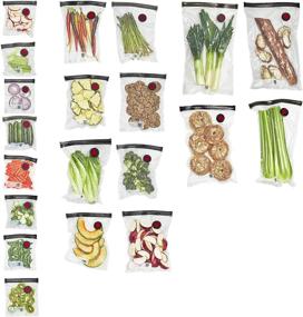 img 4 attached to 🔒 ZWILLING Fresh & Save Vacuum Sealer Bags: 1 Gallon Reusable Food Storage + Sous Vide Bags, 20-pc Set