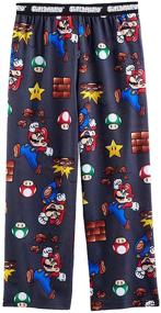 img 2 attached to 🎮 Cozy and Fun: Nintendo Super Mario Boys Pajama Pants for Ultimate Gaming Comfort