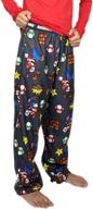🎮 cozy and fun: nintendo super mario boys pajama pants for ultimate gaming comfort logo