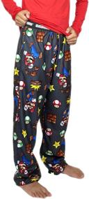 img 4 attached to 🎮 Cozy and Fun: Nintendo Super Mario Boys Pajama Pants for Ultimate Gaming Comfort