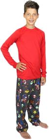 img 3 attached to 🎮 Cozy and Fun: Nintendo Super Mario Boys Pajama Pants for Ultimate Gaming Comfort