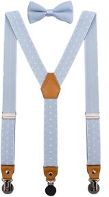 img 4 attached to 👔 CEAJOO Adjustable Round Metal Suspenders - Ideal Men's Accessories for Ties, Cummerbunds & Pocket Squares