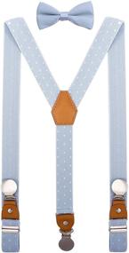 img 3 attached to 👔 CEAJOO Adjustable Round Metal Suspenders - Ideal Men's Accessories for Ties, Cummerbunds & Pocket Squares