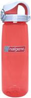 🌊 bpa-free coral nalgene on the fly water bottle, 24 oz - frost/coral design logo