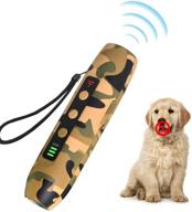 🐶 ideapro anti barking devices - 3 in 1 ultrasonic dog training device with led light, rechargeable battery - 16.5ft range, 1200mah capacity logo