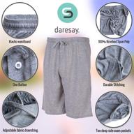🏀 ultimate comfort: daresay activewear for men - ideal for basketball, volleyball, sleep & lounge logo