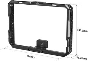 img 3 attached to 🎥 Enhanced Filmmaking Solution: SmallRig Cage with Sun Hood for SmallHD 702 Touch Monitor CMS2684