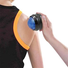 img 1 attached to 💆 SUNANTH Massage Roller Ball: 2-Pack Handheld Tool for Sore Muscles, Joint Pain Relief & Relaxation - Blue & Purple