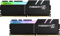 💡 серия g.skill trident z rgb 32gb (2 x 16gb) ddr4 4000mhz cl18 двухканальная оперативная память для настольного компьютера - f4-4000c18d-32gtzr логотип