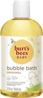 🛁 burt's bees tear free baby bubble bath wash: gentle & soothing for delicate skin - 12 fl oz logo