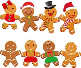 img 4 attached to Gingerbread Christmas Classroom Decoration - 🎄 The Ultimate Versatile Option for Festive Décor!