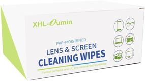img 4 attached to 👓 100 Individual Wrapped Eyeglasses Wipes & TV Screen Cleaner for Computer Monitors, Laptops, Phones, Lens Wipes