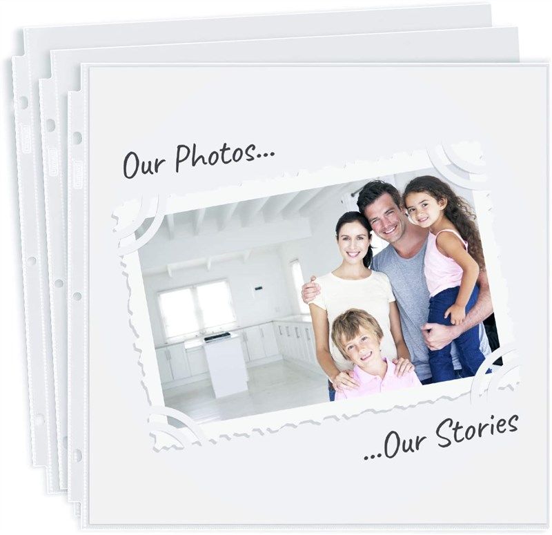 dunwell scrapbook refill pages 12x12 로고