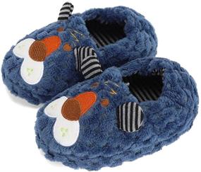 img 3 attached to 🧦 Winter Slippers Cartoon Little Toddler Boys' Shoes & Slippers