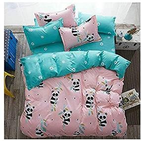 img 4 attached to Bedding Comforter Pillowcases Cartoon Animal