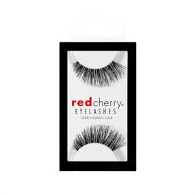 img 1 attached to 🍒 Pack of 3 Red Cherry False Eyelashes, Style #43 – Enhance your Natural Beauty