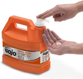 img 3 attached to 🍊 Powerful and Fast-Acting: Gojo Natural Orange Pumice Industrial Hand Cleaner - 1 Gallon Pump Bottle