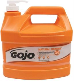 img 4 attached to 🍊 Powerful and Fast-Acting: Gojo Natural Orange Pumice Industrial Hand Cleaner - 1 Gallon Pump Bottle