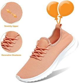 img 3 attached to IFSONG Walking Sneakers Lightweight Breathable Women's Shoes for Athletic