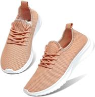 ifsong walking sneakers lightweight breathable women's shoes for athletic logo