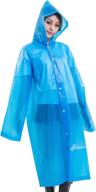 convenient & durable kids eva raincoats: portable and reusable ponchos for boys and girls (ages 6-13) логотип