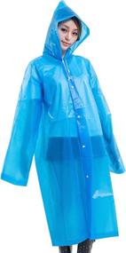 img 3 attached to Convenient & Durable Kids EVA Raincoats: Portable and Reusable Ponchos for Boys and Girls (Ages 6-13)