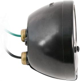 img 1 attached to 🚦 KNS Аксессуары KA0022 Черный 12V Задний фонарь Duolamp для Ford Model A - Янтарный шрифт 'STOP' на красном стеклянном объективе.
