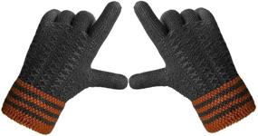 img 1 attached to 🧤 Warm and Cozy: LETHMIK Winter Thick Gloves with Lining for Men"