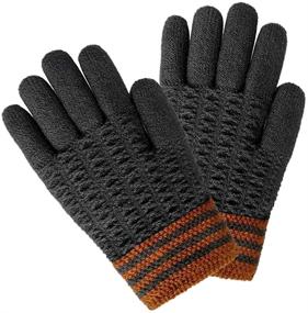 img 3 attached to 🧤 Warm and Cozy: LETHMIK Winter Thick Gloves with Lining for Men"